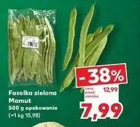Kaufland Fasolka szparagowa zielona Mamut oferta