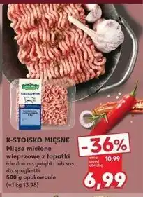 Kaufland Mięso mielone wieprzowe z łopatki Stoisko Mięsne oferta