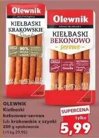 Kaufland Kiełbaski krakowskie z szynki Olewnik oferta