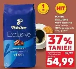 Kaufland Kawa ziarnista Tchibo Exclusive 1kg oferta