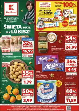 Kaufland Herbatniki z czekoladą Kinder Cards oferta