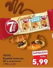 Kaufland Croissanty z nadzieniem o smaku kakaowym 7 Days oferta