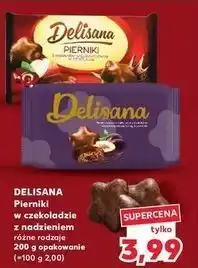 Kaufland Pierniki w czekoladzie z nadzieniem wieloowocowym Delisana oferta