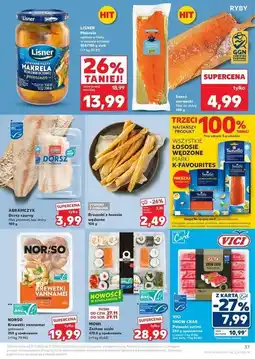 Kaufland Łosoś norweski filet ze skórą oferta