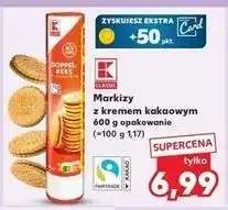 Kaufland Markizy z kremem kakaowym K-Classic oferta