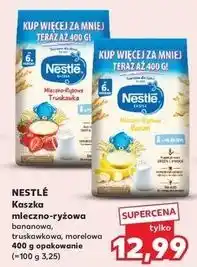 Kaufland Kaszka mleczno-ryżowa banan Nestle oferta