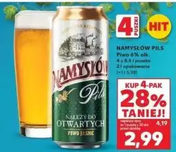 Kaufland Piwo Namysłów Pils oferta