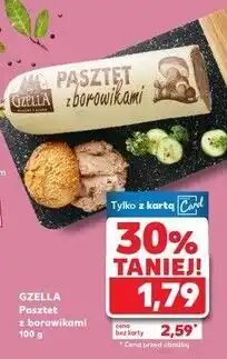 Kaufland Pasztet z borowikami Gzella oferta