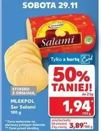 Kaufland Ser salami Mlekpol oferta