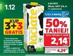 Kaufland Mleko 2% Łaciate oferta