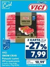 Kaufland Paluszki surimi snow crab Vici oferta