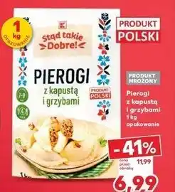 Kaufland Pierogi z kapustą i grzybami K-Classic Stąd Takie Dobre! oferta
