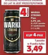 Kaufland Piwo Warka Strong oferta