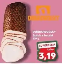 Kaufland Schab z beczki Dobrowolscy oferta