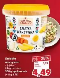 Kaufland Sałatka warzywna z jajkiem K-Classic Stąd Takie Dobre! oferta