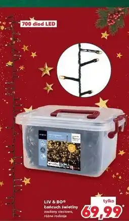 Kaufland Łańcuch świetlny 700 led Liv & Bo oferta