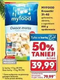 Kaufland Krewetki 31/40 Myfood oferta