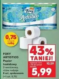 Kaufland Papier toaletowy biały Foxy Artistico oferta