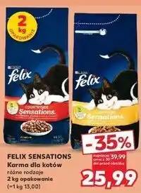 Kaufland Karma dla kota z kurczakiem Purina Felix Sensations oferta