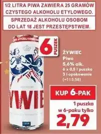 Kaufland Piwo Żywiec Jasne Pełne oferta