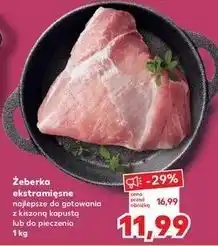 Kaufland Żeberka ekstra mięsne oferta