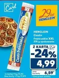 Kaufland Ciasto francuskie xxl Henglein oferta