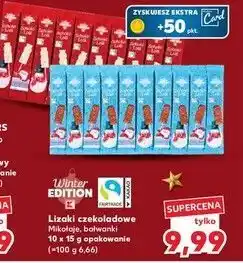 Kaufland Lizaki z białej czekolady zajączki K-Classic oferta