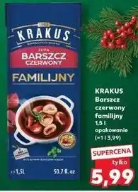 Kaufland Barszcz czerwony Krakus Maspex oferta