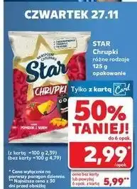 Kaufland Chrupki pomidor z serem Star oferta