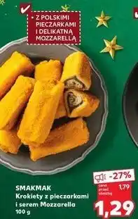 Kaufland Krokiety z pieczarkami i serem mozzarella Smak Mak oferta