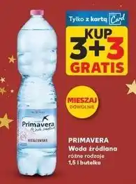 Kaufland Woda niegazowana Primavera oferta