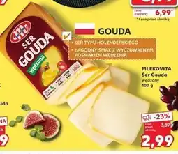 Kaufland Ser gouda wędzona Mlekovita oferta