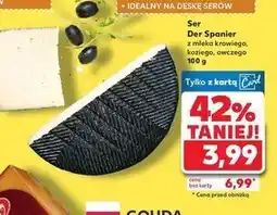 Kaufland Ser z mleka krowiego koziego i owczego Der Spanier oferta