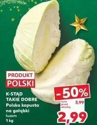 Kaufland Kapusta na gołąbki oferta