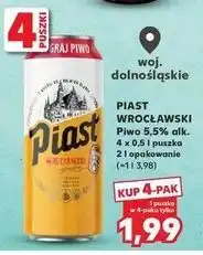 Kaufland Piwo Piast Wrocławski oferta