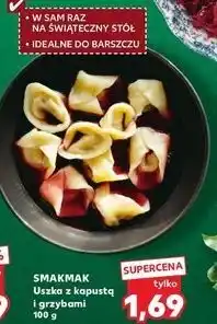 Kaufland Uszka z kapustą i grzybami Smak Mak oferta