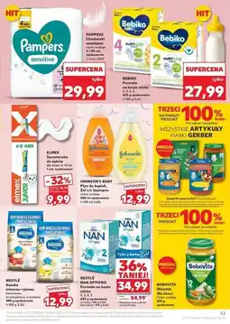 Kaufland Chusteczki nawilżane Pampers Sensitive oferta