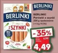 Kaufland Parówki z szynki Morliny Berlinki oferta