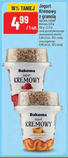 Polomarket Jogurt kremowy z granolą oferta