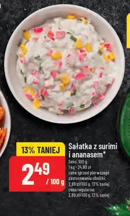 Polomarket Sałatka z surami i ananasem oferta