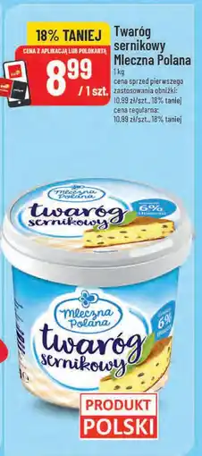 Polomarket Twaróg sernikowy Mleczna Polana oferta