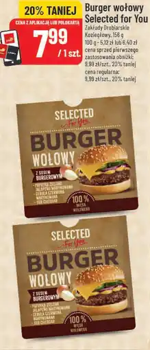 Polomarket Burger wołowy Selected for You oferta