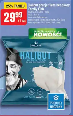 Polomarket Halibut porcje fileta bez skóry Family Fish oferta