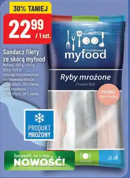 Polomarket Sandacz filety ze skórą myfood oferta