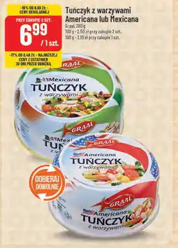 Polomarket Tuńczyk z warzywami Americana lub Mexicana oferta