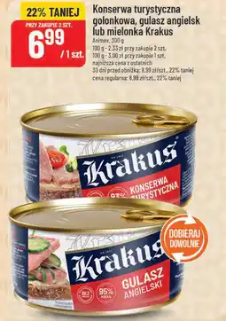 Polomarket Konserwa turystyczna goilonkowa, gulasz angielski lub mielonka Krakus oferta