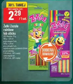 Polomarket Żelki Zozole Rainbow lub stics oferta