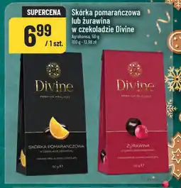 Polomarket Skórka pomarańczowa lub żurawina w czekoladzie Divine oferta