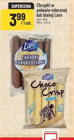 Polomarket Chrupki w polewie mlecznej lub białej Laro oferta