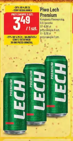 Polomarket Piwo Lech Premium oferta